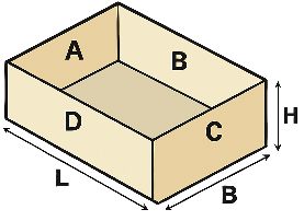 Raumgeometrie L, B, H