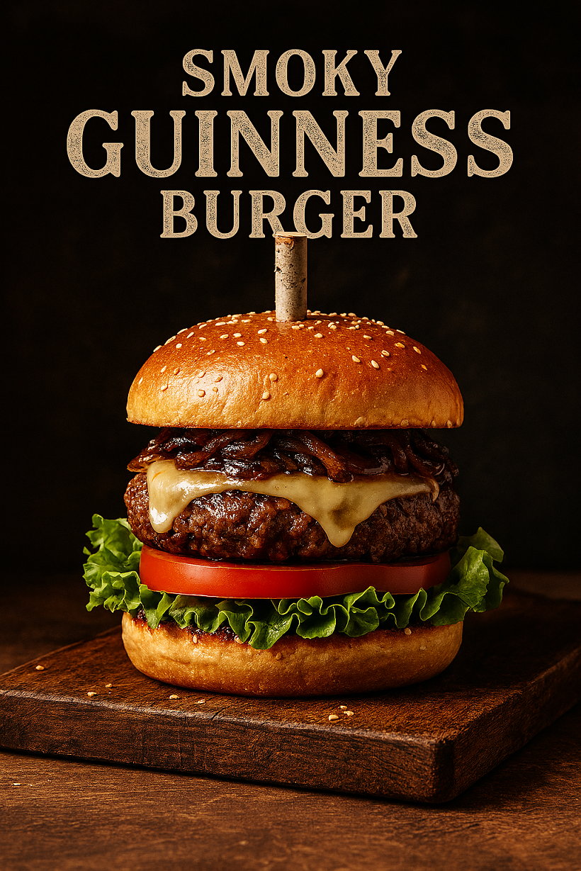 Smoky Guinness Burger